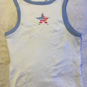 H&M Kids Star Tank Top - White and Blue